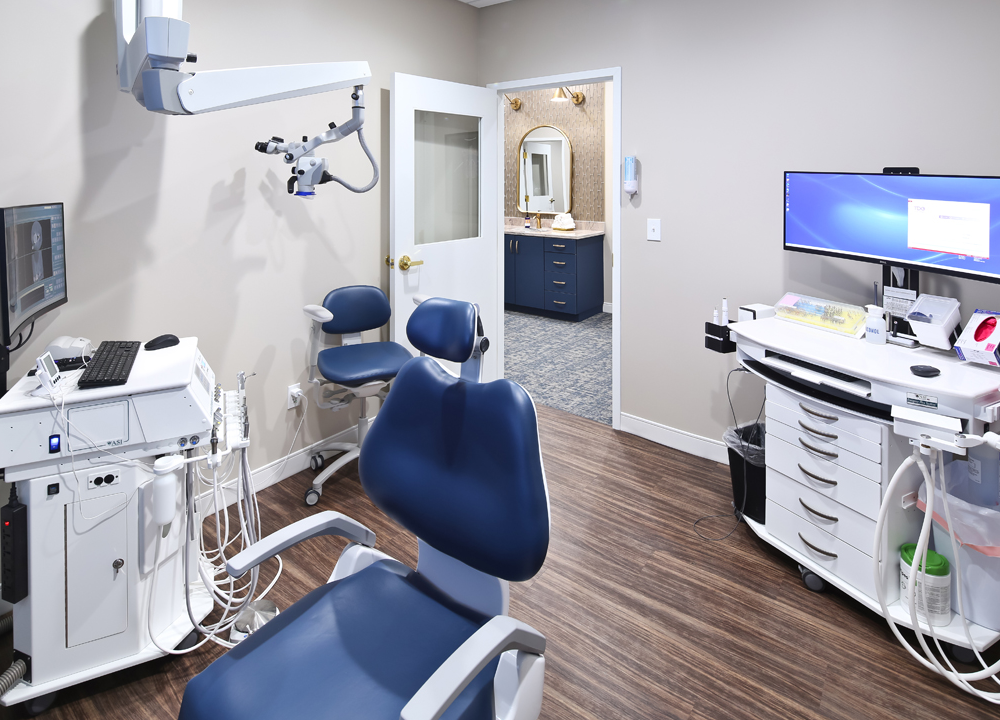 view inside Dr. DiMassa's endodontic dental office