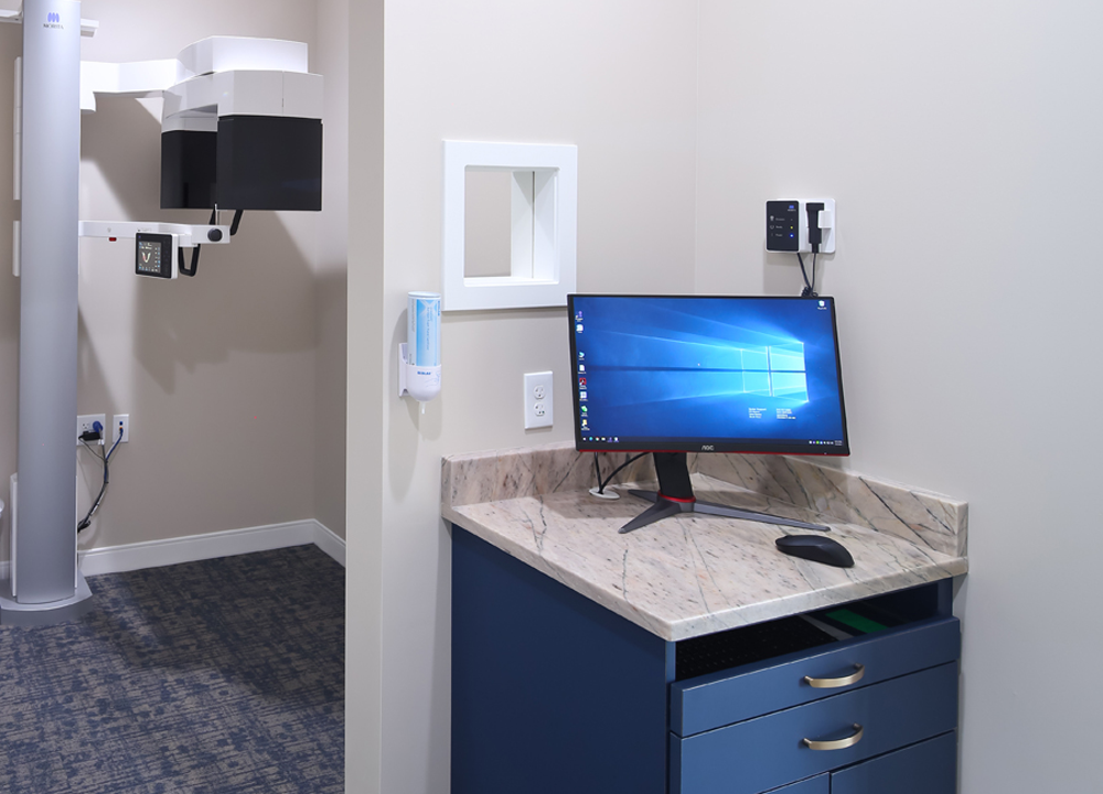 view inside Dr. DiMassa's endodontic dental office